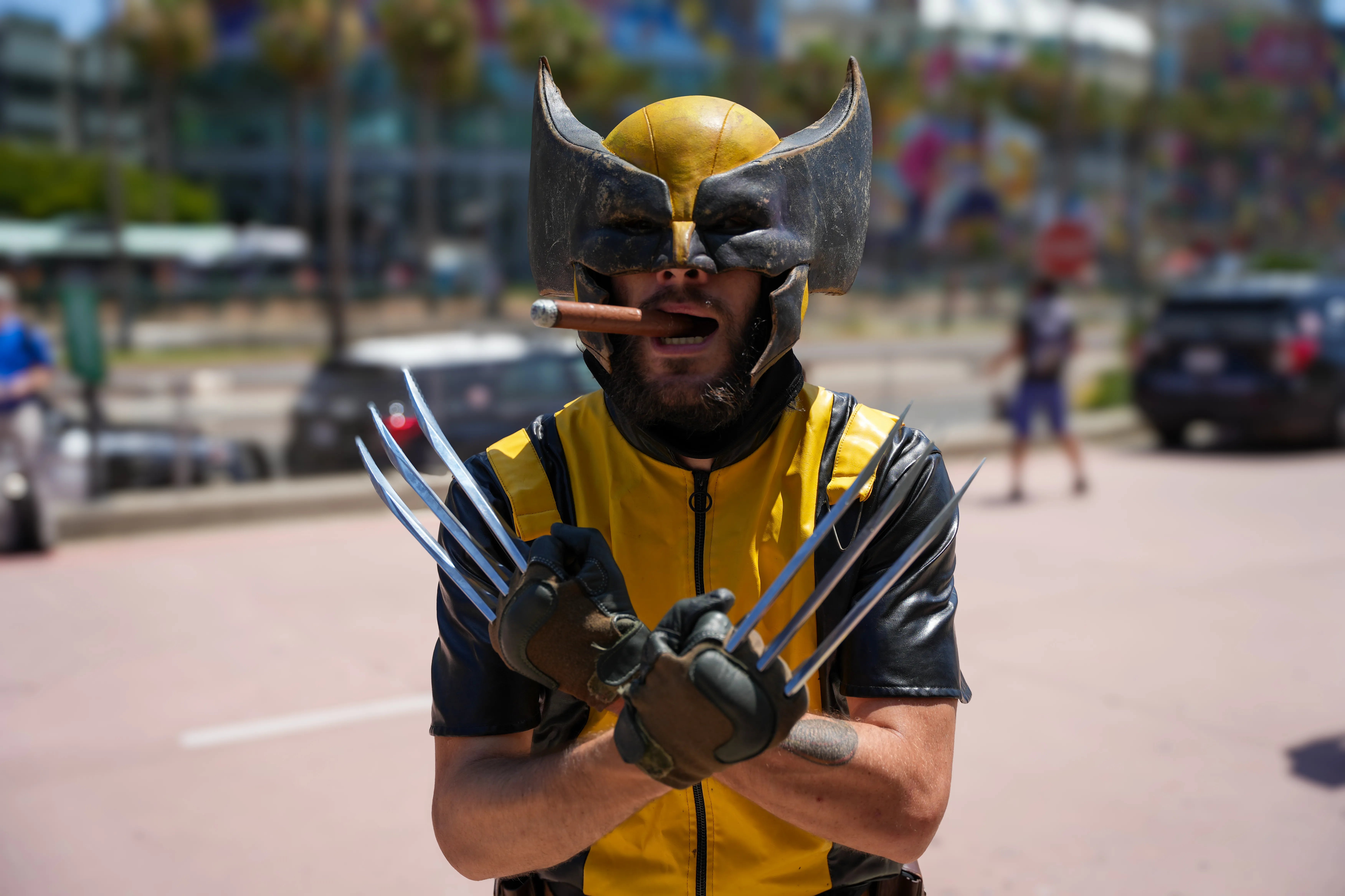 Un cosplayer en la Comic-con de San Diego 2024. (Telemundo San Diego)