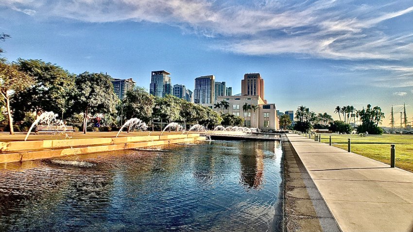 waterfront park downtown, san diego, ca – usa