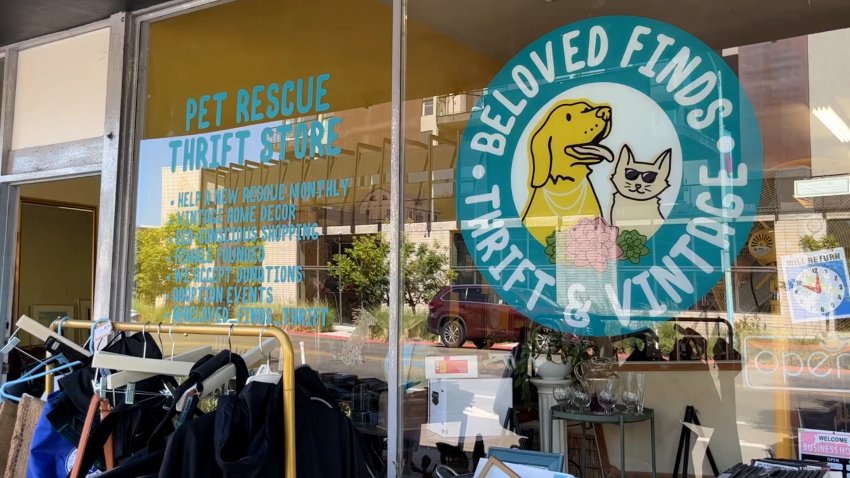 BeLoved Finds Thrift & Vintage, a pet rescue thrift shop in San Diego's North Park neighborhood.