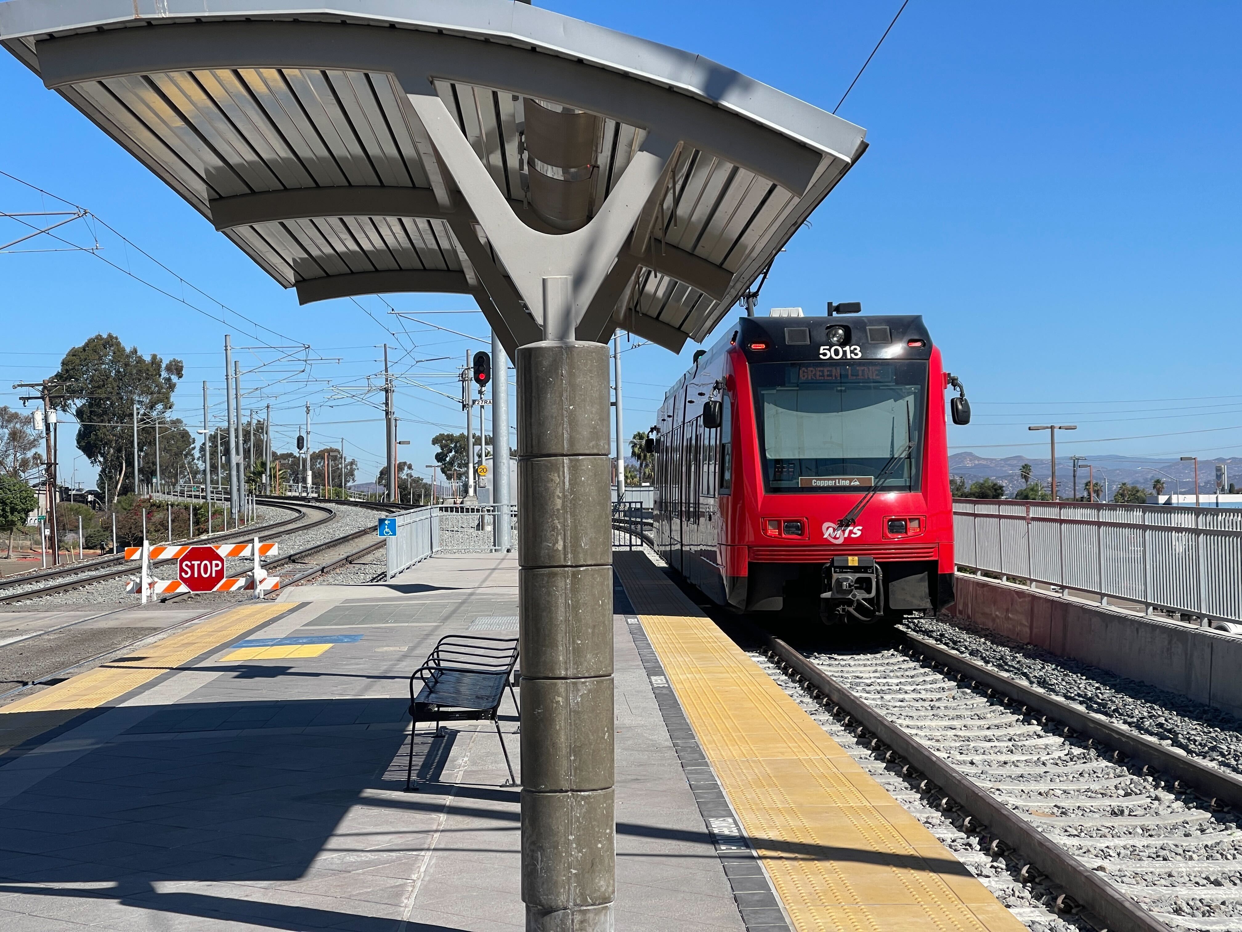 New MTS Copper Line connector trolley set to open between El Cajon