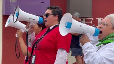 Manifestación de trabajadores del Poder Judicial de la Federación