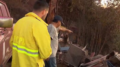 Residentes se unen para combatir el incendio “Garden Fire” en Fallbrook