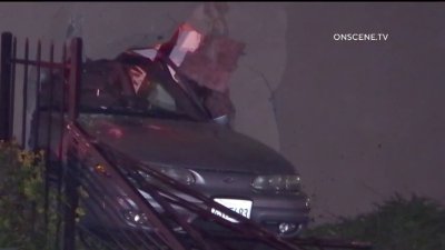 Car crashes into home in El Cajon, couple injured inside