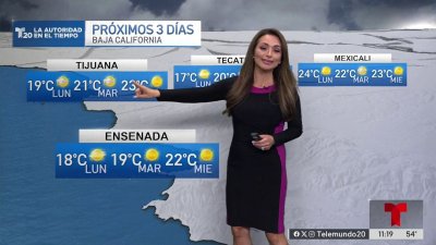 Vientos de Santa Ana y posibilidad de lluvia para San Diego en el pronóstico