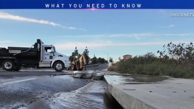 Possible sink hole closes part of Melrose Drive in Oceanside