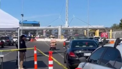 Autoridades mexicanas instalan filtros de inspección en carril Sentri de San Ysidro