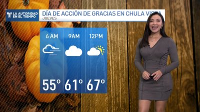 El pronóstico del tiempo para San Diego y Tijuana, jueves 28 de noviembre