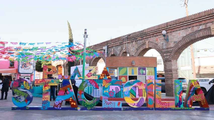 Un letrero con el nombre de la plaza fue colocado en el lugar. Foto: Ayto. Tijuana