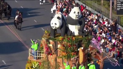 Zoológico de San Diego gana recibe premio en el Desfile de las Flores