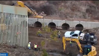 EU reinicia construcción de muro en Tijuana