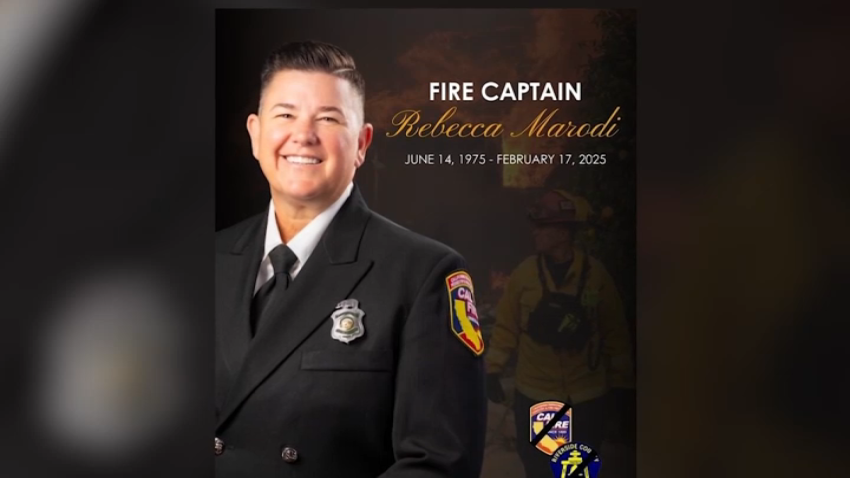 Photo of Cal Fire Captain Rebecca Marodi, who was killed in her home, Feb. 18, 2025.