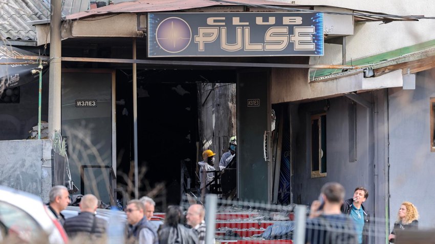 Imagen de la discoteca “Club Pulse’, en Kocani, República de Macedonia del Norte, el 16 de marzo de 2025. EFE/EPA/GEORGI LICOVSKI