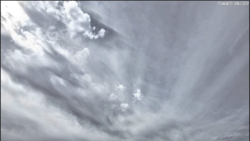 Rain clouds in La Mesa, San Diego County on March. 5, 2025.