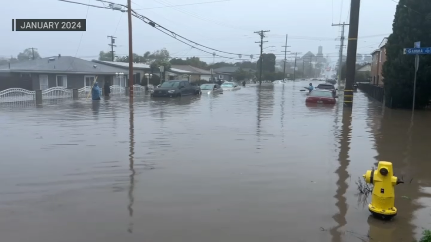 Flooding in San Diego in January 2024.
