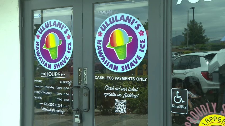 Ululani’s Hawaiian Shave Ice en su nueva ubicación de Chula Vista.