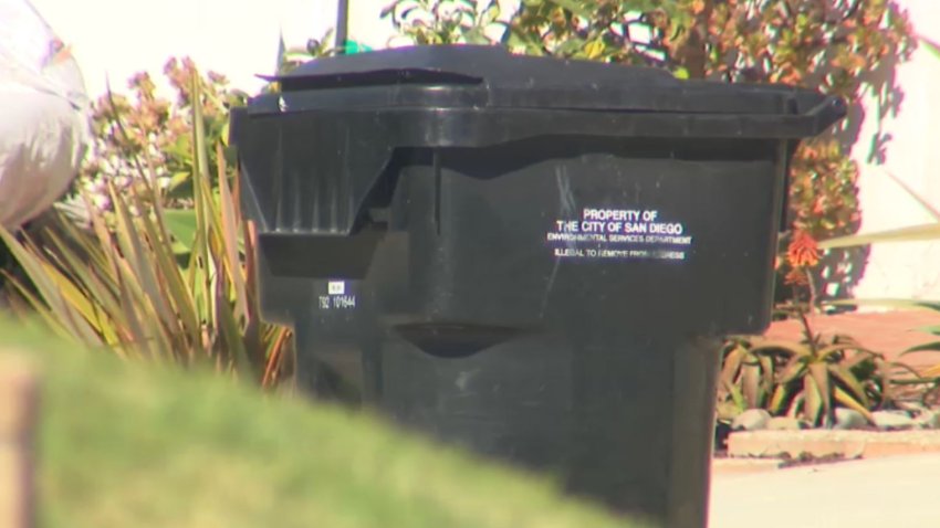 City of San Diego Trash Bin