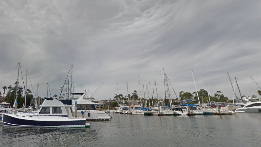 A screen grab of the Coronado Yacht Club from Glorietta Bay.
