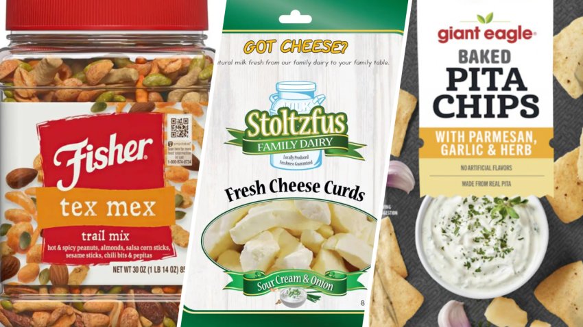 Foto de frutos secos mixtos, cuajados de queso y chips de pita