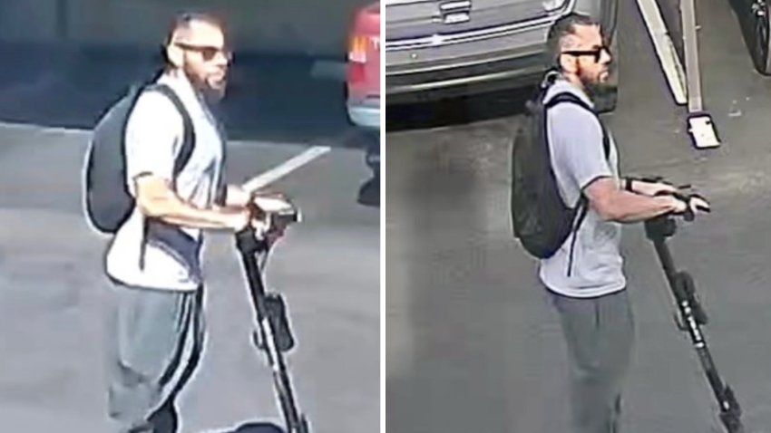 Surveillance photos of a child sex assault suspect released by the San Diego County Sheriff's Department.