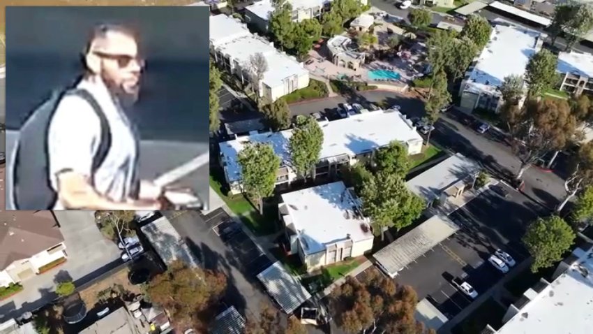 Surveillance photos of a child sex assault suspect released by the San Diego County Sheriff's Department.