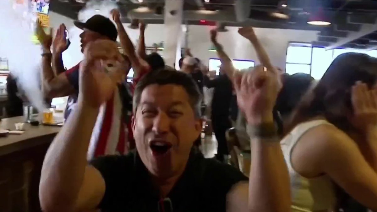 San Diego Soccer Fans Celebrate US Victory Over Bosnia