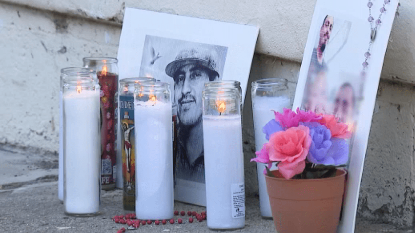A memorial grows for the man shot and killed following some kind of argument between four people at a Logan Heights apartment complex on July 9, 2026.