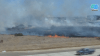 Incendio de maleza a lo largo de las carreteras SR-163 Y SR-52, cerca de Miramar