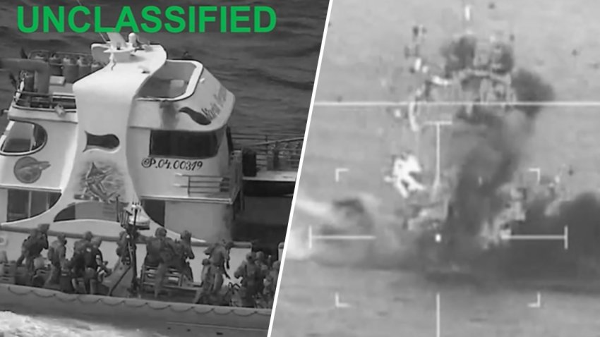 "On Sept. 16, under the direction of #SOUTHCOM, Joint Task Force Western Hemisphere (JTF-WHEM) forces successfully interdicted a floating refueling station supporting illicit at-sea drug trafficking operations in the Eastern Pacific," U.S. Southern Command said in a post on X.