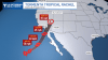 Baja California se prepara para lluvias y fuertes vientos por los efectos de Rachel